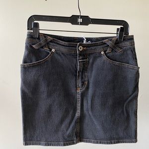 DOLCE & GABBANA GREY DENIM SKIRT